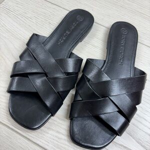 Tory Burch Black City Slide Sandals